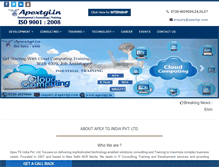 Tablet Screenshot of apextgi.in